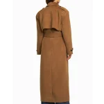 Selena Gomez Emilia Perez 2024 Brown Trench Coat - Image 4