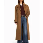 Selena Gomez Emilia Perez 2024 Brown Trench Coat - Image 5