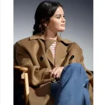 Selena Gomez Emilia Perez 2024 Brown Trench Coat - Image 6