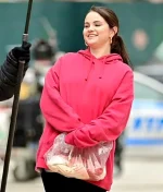 Selena Gomez Only Murders in the Building Pink Pullover Hoodie