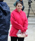 Selena Gomez Only Murders in the Building Pink Pullover Hoodie - Image 3