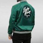 Seth Rogen Platonic 2023 Green Varsity Jacket - Image 3
