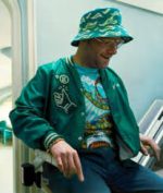 Seth Rogen Platonic 2023 Green Varsity Jacket - Image 2