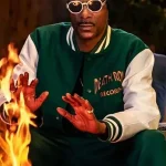 Snoop Dogg x Death Row Records Green Varsity Jacket