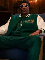 Snoop Dogg x Death Row Records Green Varsity Jacket - Image 2