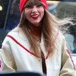 Taylor Swift CTFL White Varsity Jacket