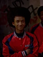 The Get Down Brothers Dizzee Red Satin Varsity Jacket