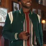 Tian Richards Tom Swift 2022 Green Varsity Jacket