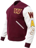 Washington Commanders Maroon Varsity Jacket - Image 4