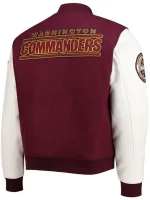 Washington Commanders Maroon Varsity Jacket - Image 5
