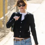 Dakota Johnson Black Cardigan