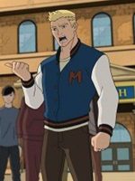 Flash Thompson Spider-Man Varsity Jacket - Image 3