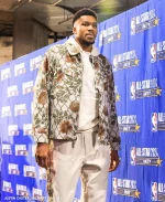 Giannis Antetokounmpo Nike Repel Flower Print Jacket
