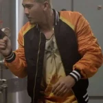 Iko Uwais Stuber 2019 Yellow and Black Varsity Jacket