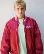 Jake Paul Team 10 Red Bomber Jacket
