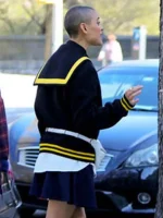 Jordan Alexander Gossip Girl Black Varsity Jacket - Image 4