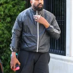 Kanye West Fred Perry Black Parachute Jacket