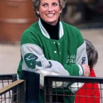 Lady Diana Philadelphia Eagles Green Varsity Jacket