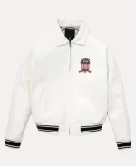 Lethal Bizzle Avirex USA White Jacket - Image 3