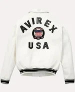 Lethal Bizzle Avirex USA White Jacket - Image 4