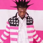 Lil Uzi Vert Pink American Flag Jacket