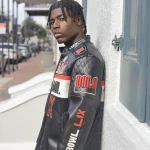 NFL Super Bowl 59 Pinnacle Moto Leather Jacket - Image 2