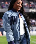 Simone Biles Denim Jacket Owens 36 - Image 3