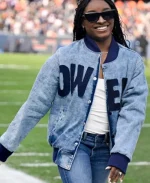 Simone Biles Denim Jacket Owens 36 - Image 4
