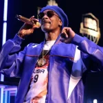 Snoop Dogg Olympics 2024 Purple Leather Jacket