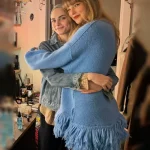 Stella x Taylor Swift Blue Fringed Sweater
