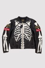 Supreme Vanson Leather Bones Biker Jacket - Image 6