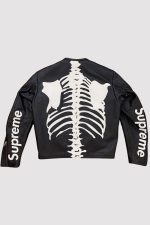 Supreme Vanson Leather Bones Biker Jacket - Image 7
