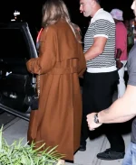 Taylor Swift Brown Trench Coat - Image 2