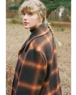 Taylor Swift Evermore 2020 Plaid Coat - Image 3