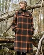 Taylor Swift Evermore 2020 Plaid Coat - Image 5