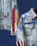 Tony Alamo The United States of America Denim Jacket - Image 3