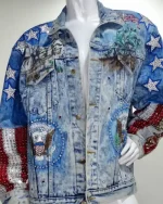 Tony Alamo The United States of America Denim Jacket - Image 4