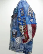 Tony Alamo The United States of America Denim Jacket - Image 5