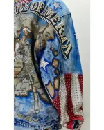 Tony Alamo The United States of America Denim Jacket - Image 7