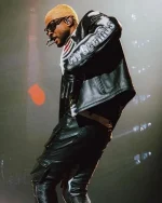 Usher Vanson & FG Bone Leather Jacket - Image 5