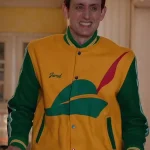 Zach Woods Silicon Valley Pied Piper Yellow Varsity Jacket