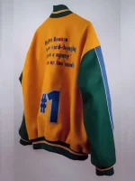 Zach Woods Silicon Valley Pied Piper Yellow Varsity Jacket - Image 4