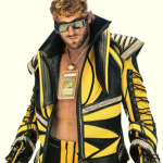 Logan Paul Wrestlemania 38 Black And Yellow Leather Jacket