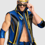 Logan Paul Wrestlemania 39 Blue Leather Vest
