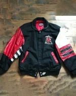1993 Jeff Hamilton Chicago Bulls 3-Peat Championship Jacket - Image 2
