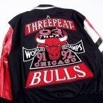 1993 Jeff Hamilton Chicago Bulls 3-Peat Championship Jacket - Image 4