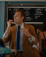 Douglas Booth Young Werther 2024 Brown Blazer - Image 2