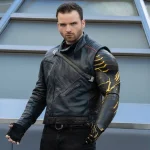 Bucky Barnes Leather Jacket - Image 2