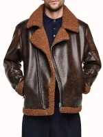 WWE Dean Ambrose Shearling Leather Jacket