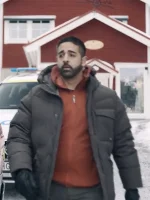 The Åre Murders Kardo Razzazi Brown Puffer Jacket